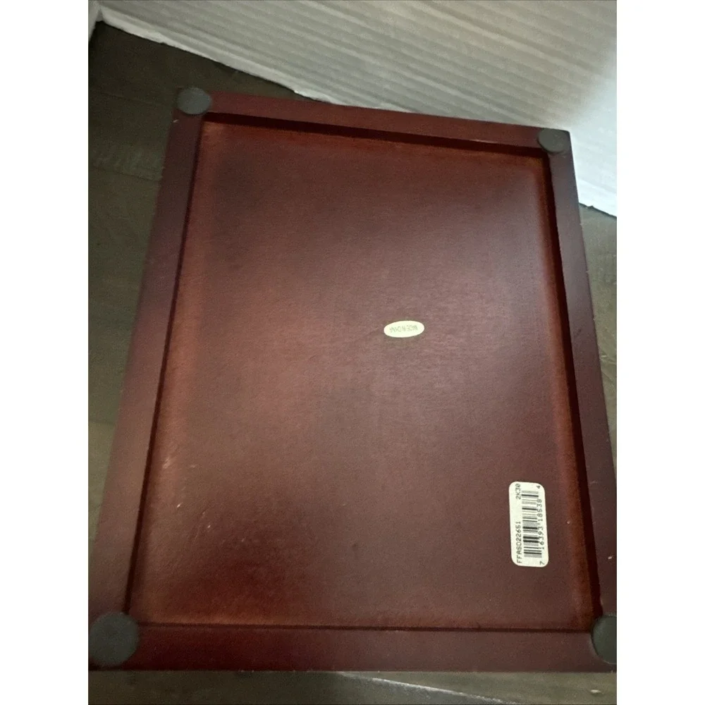 Vintage Elizabeth Arden Wooden Jewelry Box / Photo Box 3.5x5.5